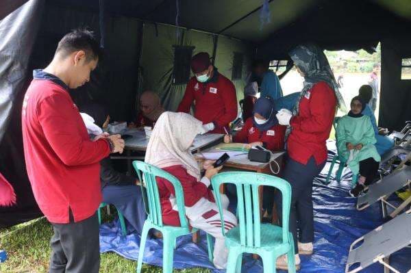 PMI Kabupaten Bangka Kumpulkan 30 Kantong Darah saat Program Bujang Kampong di Desa Banyuasin