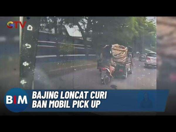 Aksi Bajing Loncat di Medan Terekam Kamera, Curi Ban dari Mobil Bak Terbuka Aksi Bajing Loncat di Medan Terekam Kamera, Curi Ban dari Mobil Bak Terbuka