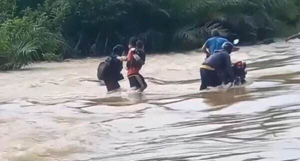 Banjir Terjang Bahar Selatan Jambi, Aktivitas Warga Lumpuh