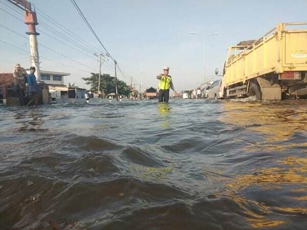 Banjir Rob Terjang Kawasan Muara Angke hingga Ancol