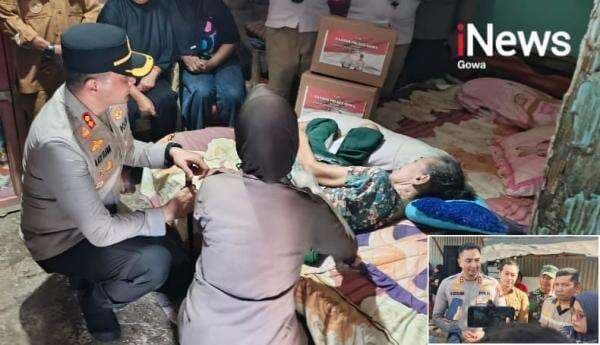 Kapolres Gowa Salurkan Bantuan Kursi Roda ke Warga Bajeng Penderita Lumpuh Kapolres Gowa Salurkan Bantuan Kursi Roda ke Warga Bajeng Penderita Lumpuh