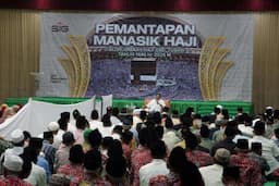 SIG Pabrik Tuban Berikan Pemantapan Manasik Haji Kepada Ratusan CJH Kabupaten Tuban