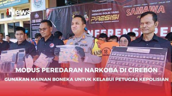 Polres Cirebon Kota Tangkap 16 Tersangka Bandar Narkoba dengan Modus Tempel dan Boneka Kecil