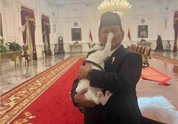 Potret Gemas Prabowo Subianto Gendong Bobby Kertanegara, Netizen: Bisa-bisanya Serang Presiden&nbsp;