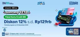 Mega Sale 12.12 BRI x Tokopedia: Promo dan Diskon Menarik Menanti Anda!