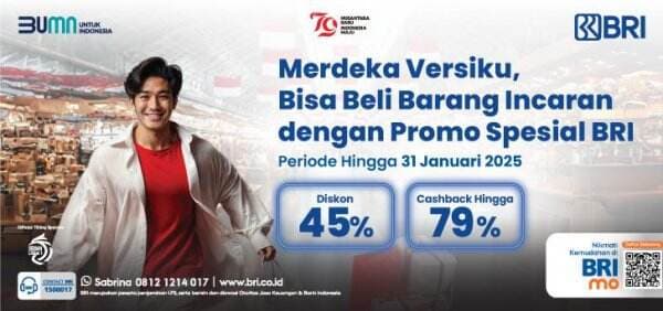 Sederet Promo BRI 17 Agustus yang Sayang untuk Dilewatkan!