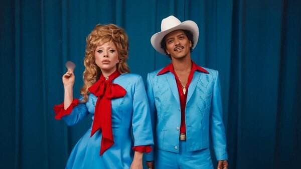 Vintage, Bruno Mars dan Lady Gaga Usung Tema 70-an di Video Klip Die With A Smile