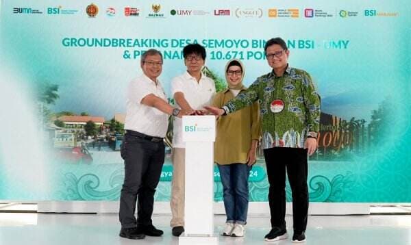 Implementasi ESG, BSI Kembangkan Ekonomi dan Tanam Pohon di Desa Semoyo Yogyakarta