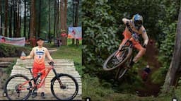 Rifki Fauzi Atlet Downhill asal Tasikmalaya Terlahir dari Road Race ke Trek Pegunungan