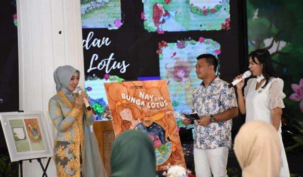 Pj Ketua TP PKK Majalengka Luncurkan Buku Nay dan Bunga Lotus, Cerita Inspiratif bagi Anak-anak