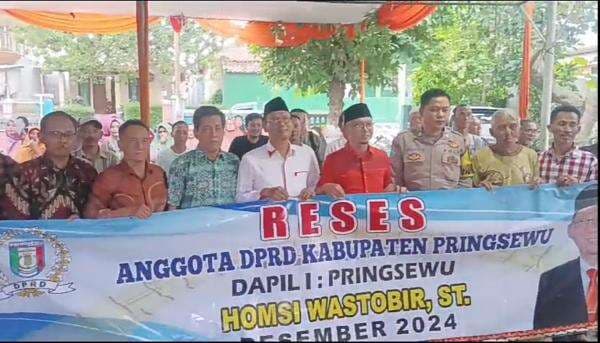 Homsi Wastobir Serap Aspirasi Warga Pringsewu Barat dalam Reses DPRD Pringsewu