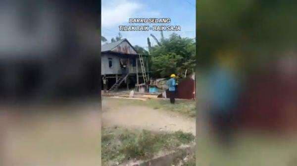 Viral! Diduga Beda Pilihan di Pilkada, Dua Rumah Warga di Barru Dibongkar Paksa