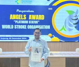 Kembangkan Layanan Stroke, RSUP dr Ben Mboi Kupang Terima Angels Award