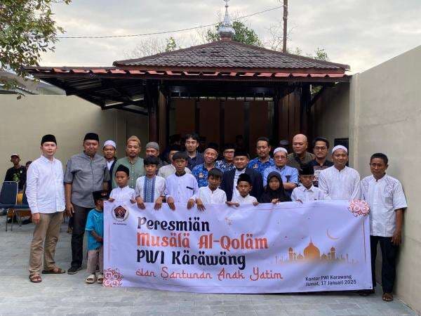 PWI Karawang Resmikan Mushola A-Qalam, Wujud Harmoni Agama dan Profesi