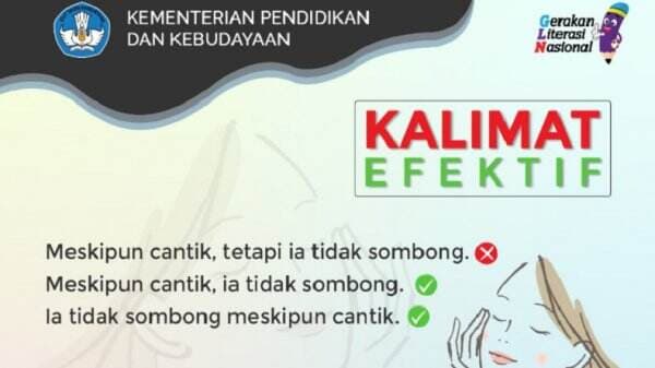 25 Contoh Kalimat Efektif dan Tidak Efektif Dalam Kehidupan Sehari-hari