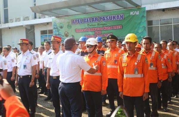 Apel Gelar Pasukan, KAI Daop 7 Pastikan Angkutan Nataru Aman dan Nyaman