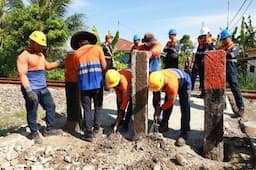 Cegah Kecelakaan, 7 Perlintasan Sebidang di Sumut Ditutup