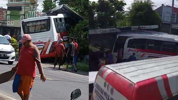 Kronologi Kecalakaan Bus vs Motor di Jalan Raya Padangan Bojonegoro