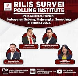 Survei Polling Institute: Elektabilitas Cakada KIM Plus Obok-obok Basis Banteng di Jawa Barat