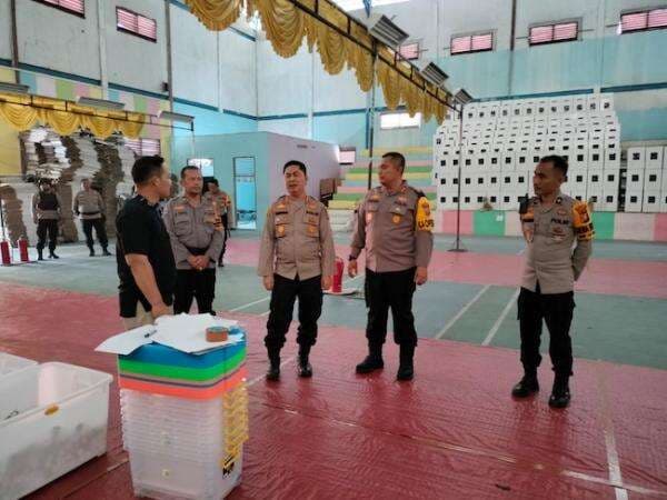 Tim Polda Riau Cek Kesiapan Logistik Pilkada 2024 di Dumai