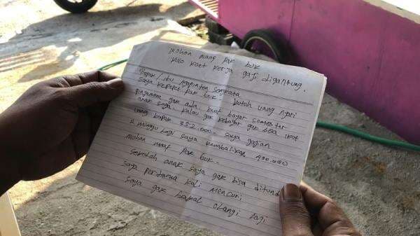 Maling di Mojokerto Kirim Surat Permintaan Maaf, Janji Kembalikan Uang Curian Setelah Gajian Maling di Mojokerto Kirim Surat Permintaan Maaf, Janji Kembalikan Uang Curian Setelah Gajian