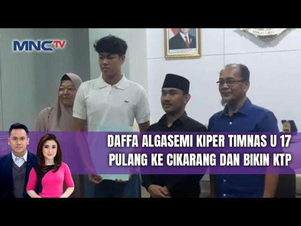 Kiper Timnas U-17, Daffa Al Gasemi Pulang ke Bekasi untuk Urus KTP Kiper Timnas U-17, Daffa Al Gasemi Pulang ke Bekasi untuk Urus KTP