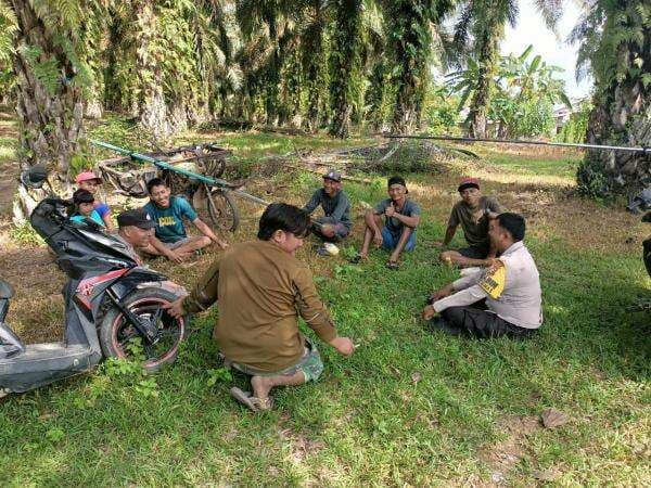 Ini yang Disampaikan Polsek Rambah Hilir Pasca Pilkada ke Warga