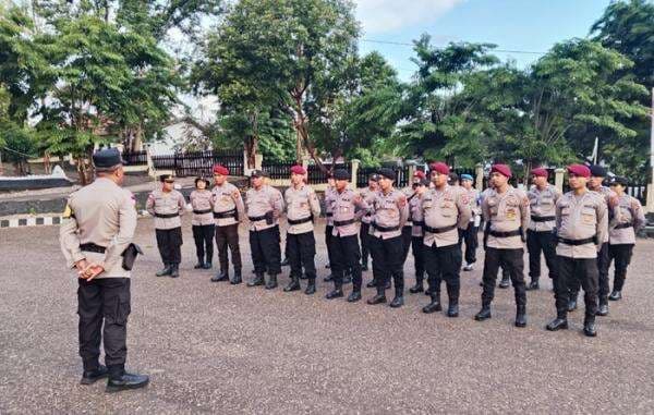 30 Personil BKO dari Polda NTT Disiagakan di Polres TTU Jelang Pilkada 2024