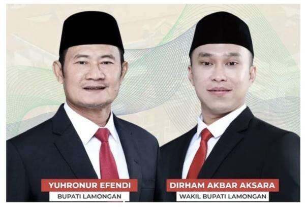 Yuhronur Effendi-Dirham Akbar Aksara Menangi Pilkada Lamongan 2024 dengan 407.541 Suara