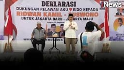 Cawagub Suswono Hadiri Deklarasi Relawan Aku Cinta RIDO di Jaksel