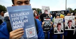 Awas Macet! BEM Seluruh Indonesia Demo Tolak PPN 12 di Istana Negara