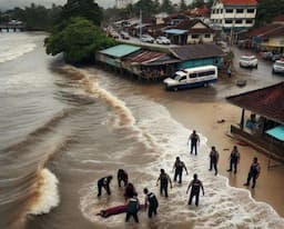 Geger! Mayat Perempuan Ditemukan di Muara Sungai Dekat Villa Summa Bayah, Begini Kronologinya