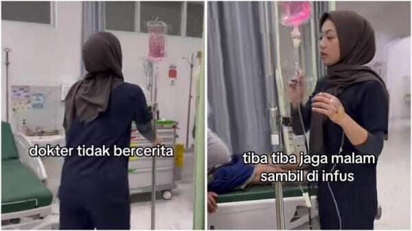 Viral Dokter Tangani Pasien sambil Tangan Diinfus, Netizen: Lady Mana Paham!