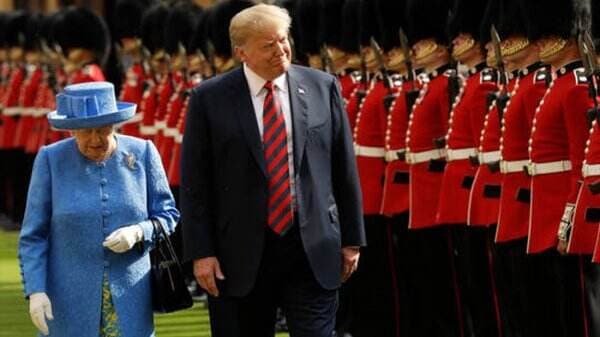 Ketika Donald Trump Mengaku Jadi Presiden Kesayangan Ratu Elizabeth