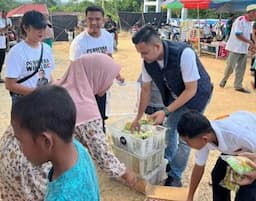 Dukung Program Prabowo, Gerindra Bergerak Tingkatkan Gizi Anak-Anak Kampar Riau