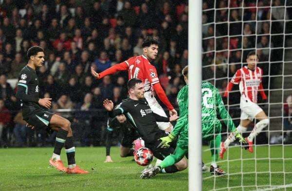 Hasil Liga Champions: Kesempurnaan Liverpool Berakhir di Eindhoven, Juventus dan AC Milan Kalah Hasil Liga Champions: Kesempurnaan Liverpool Berakhir di Eindhoven, Juventus dan AC Milan Kalah