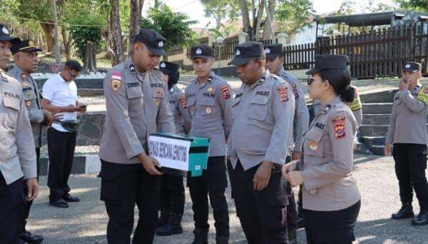 Kapolres TTU dan Jajaran Kumpulkan Donasi Peduli Bencana Alam Erupsi Gunung Lewotobi