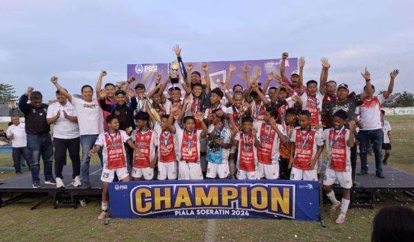 Askab PSSI Lamongan Gelar Piala Soeratin 2024, Narayana FC Juara