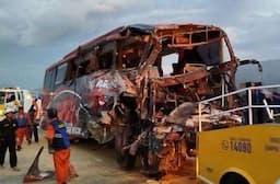 49 Korban Luka Kecelakaan Bus Rombongan SMP asal Bogor di Tol Pandaan Malang, 4 Meninggal Dunia