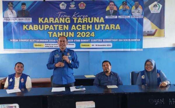 Sarjani Kembali Pimpin Karang Taruna Aceh Utara