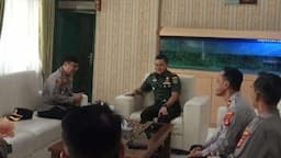 Sinergitas TNI-Polri, Dandim 0613 Ciamis Sambut Hangat Kapolres Banjar yang Baru