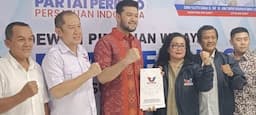 Ketua Hanura Sumut Daftar Balon Wali Kota Medan 2024-2029 ke Perindo