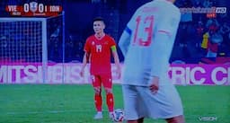 Skor Imbang 0-0 pada laga Indonesia vs Vietnam di Babak Pertama