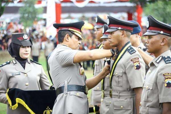 Lantik 1.079 Bintara Baru Di SPN Purwokerto, Kapolda Jateng Minta Jaga Nama Baik Institusi