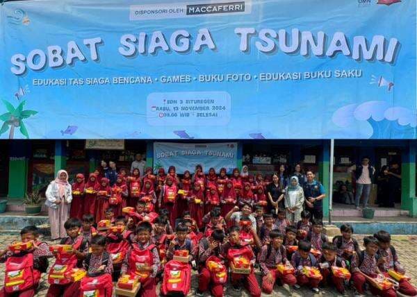 Sobat Siaga Tsunami Berikan Edukasi Mitigasi Bencana untuk Siswa SD di Lebak