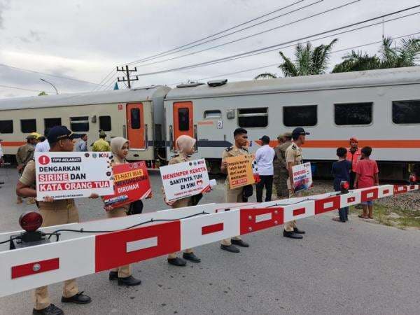 KAI Apresiasi Langkah Pemprov Sumut Tingkatkan Keselamatan Perlintasan di Tanjung Balai