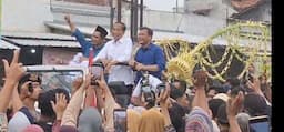 Pawai Bersama Luthfi-Yasin, Jokowi Paslon 2 Visinya Jelas Membumi