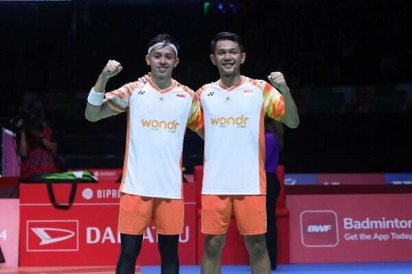 Hasil Kumamoto Masters 2024: Menangi Perang Saudara, Fajar/Rian Tembus Semifinal