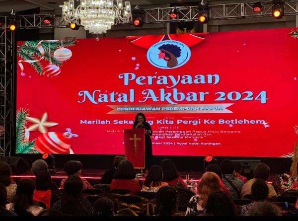 Cendekiawan Perempuan Papua Rayakan Natal Akbar Bersama Masyarakat Nusantara di Jakarta