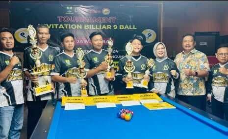 Rahmat Hidayat Juara Turnamen Biliar Invitation 9 Ball se-Jabar di Kota Cirebon